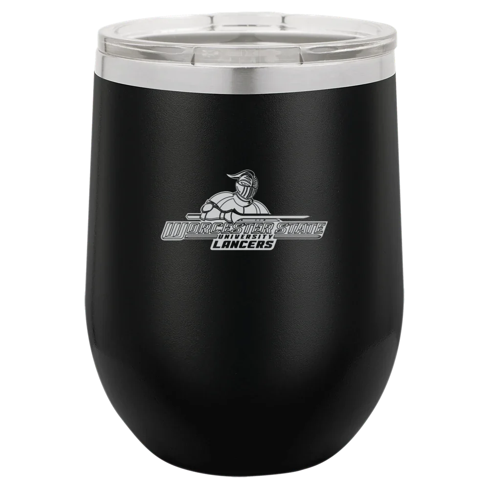 Worcester State University Polar Camel 12 oz. Stemless Wine Tumbler