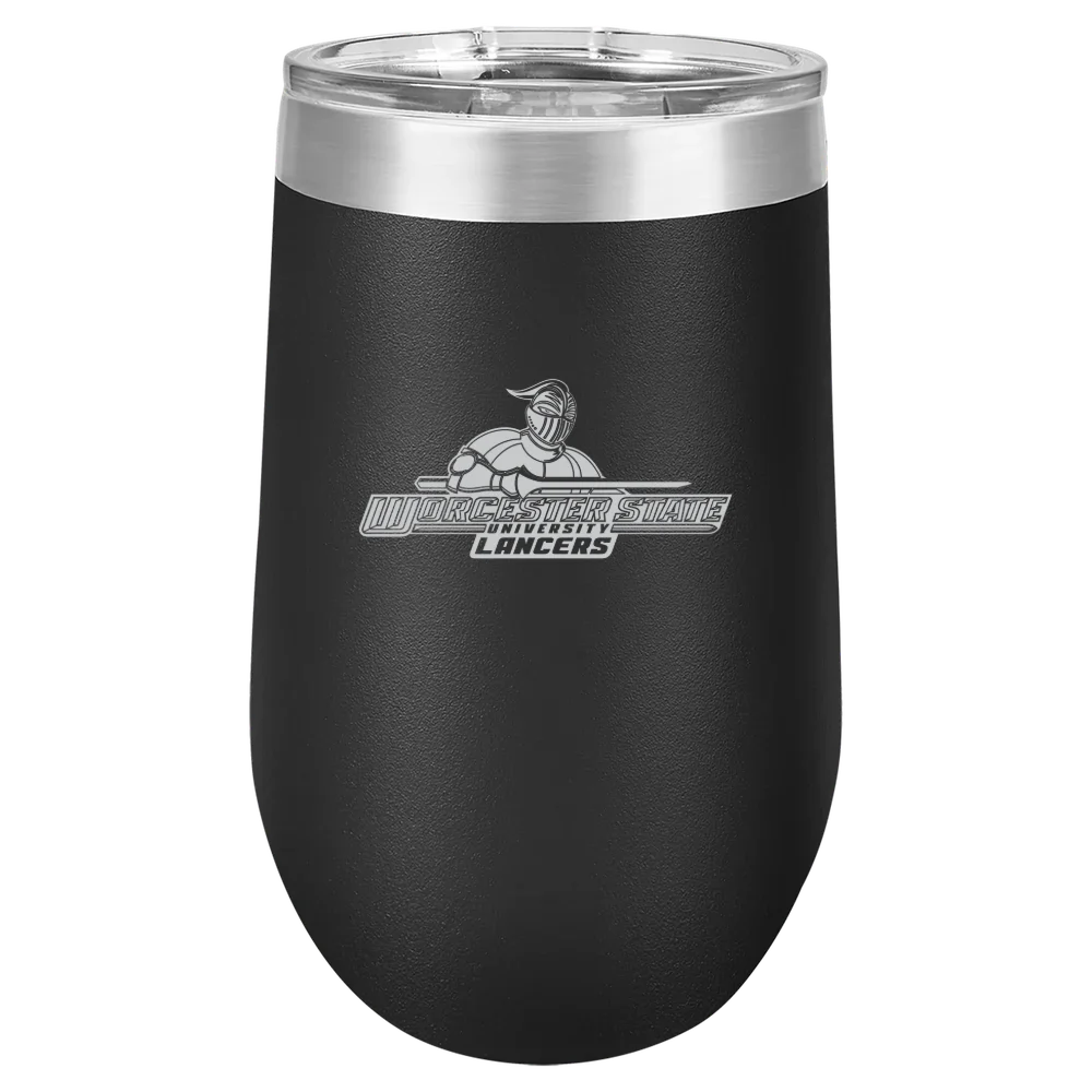 Worcester State University Polar Camel 16 oz. Stemless Wine Tumbler