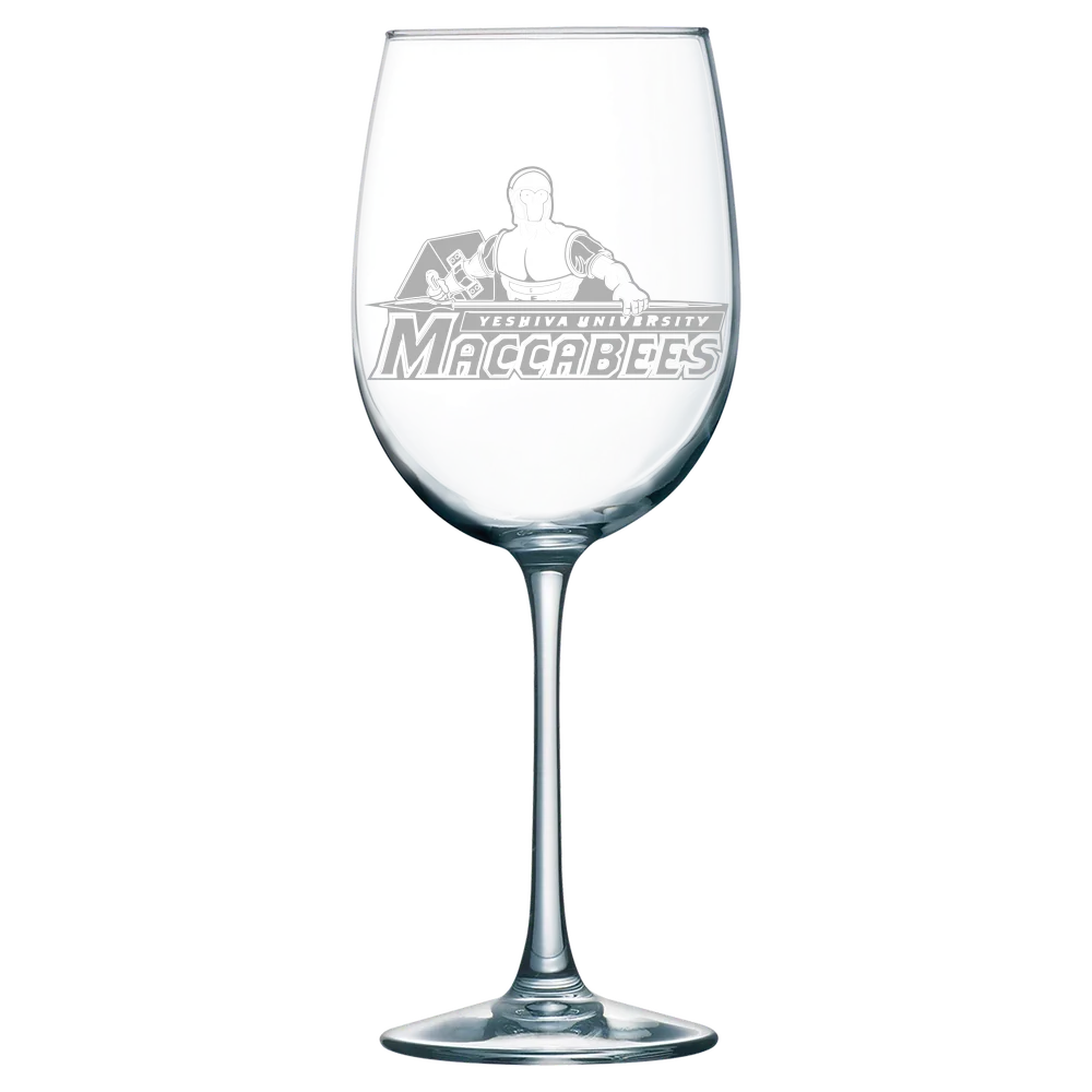 Yeshiva University Polar Camel 19 oz. Wine Glass
