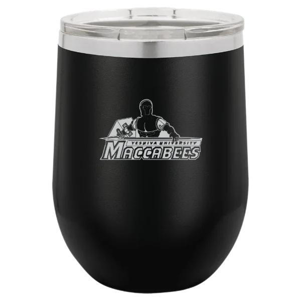 Yeshiva University Polar Camel 12 oz. Stemless Wine Tumbler