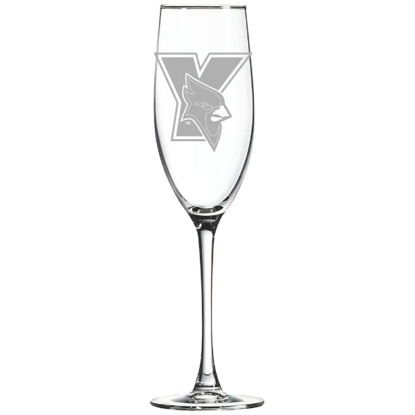 York College (New York) Polar Camel 8 oz. Champagne Flute