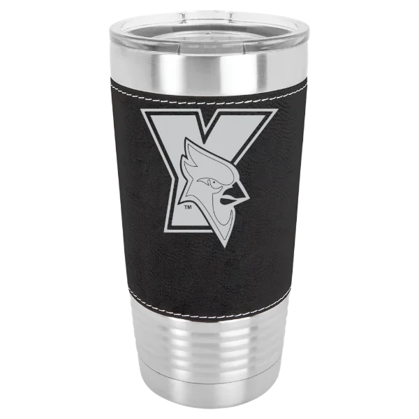 York College (New York) Polar Camel 20 oz. Leatherette Grip Tumbler with Standard Lid