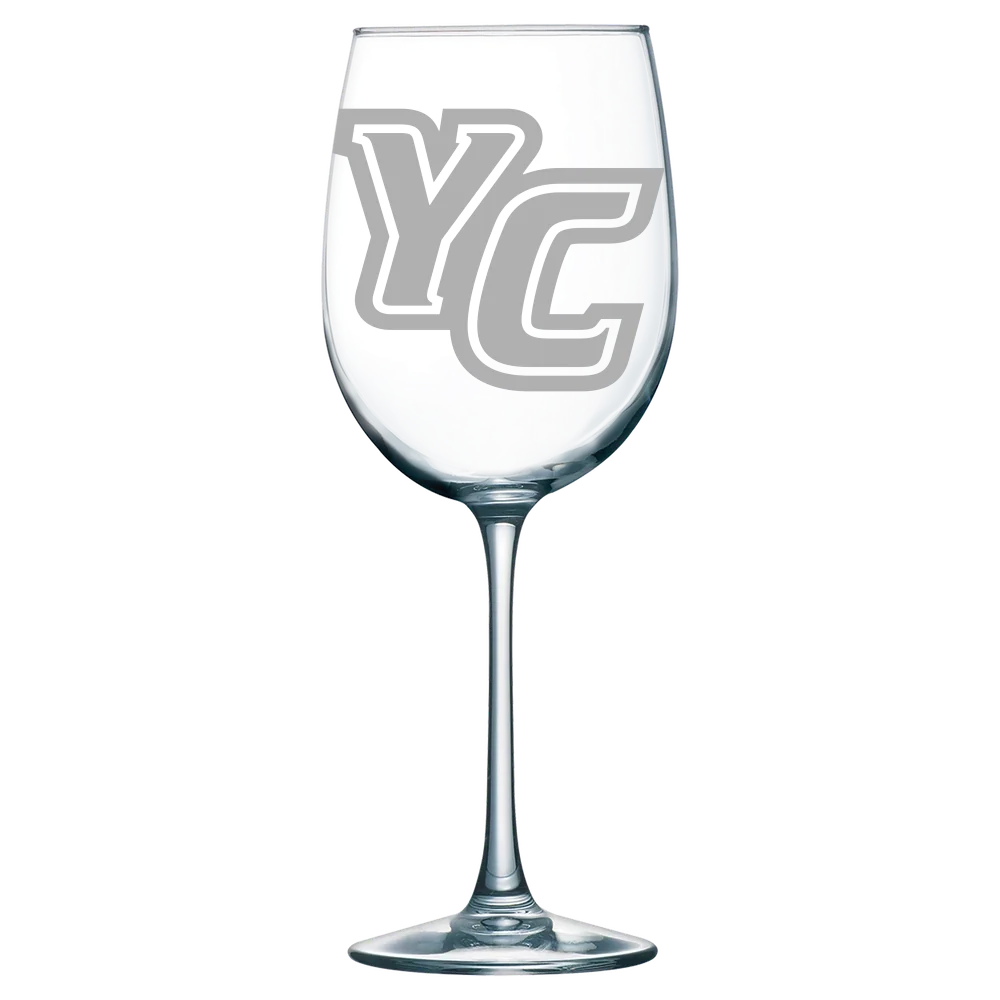 York College (Pennsylvania) Polar Camel 19 oz. Wine Glass