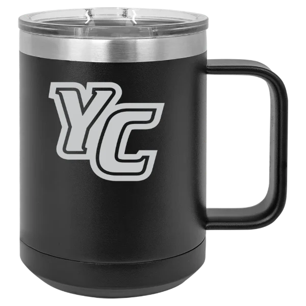 York College (Pennsylvania) Polar Camel 15 oz. Mug with Slider Lid
