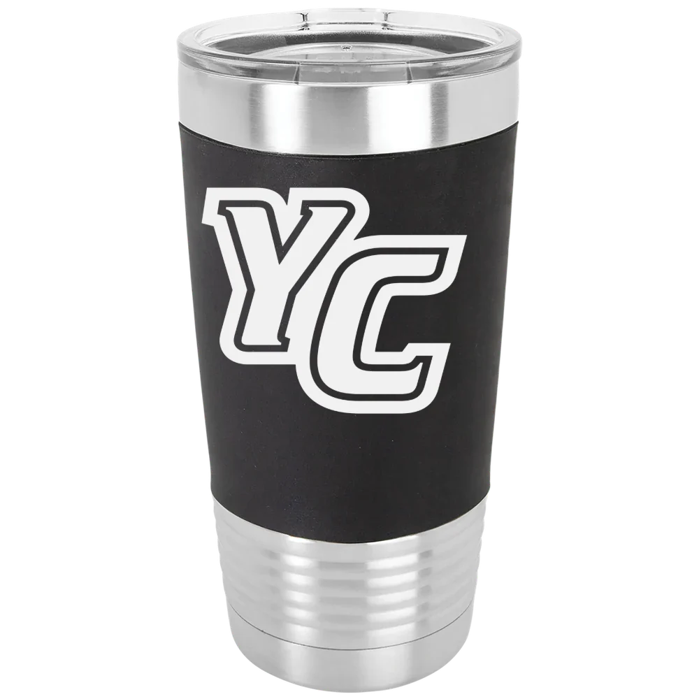 York College (Pennsylvania) Polar Camel 20 oz. Silicone Grip Tumbler with Standard Lid