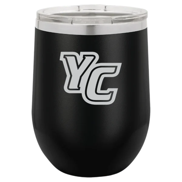 York College (Pennsylvania) Polar Camel 12 oz. Stemless Wine Tumbler