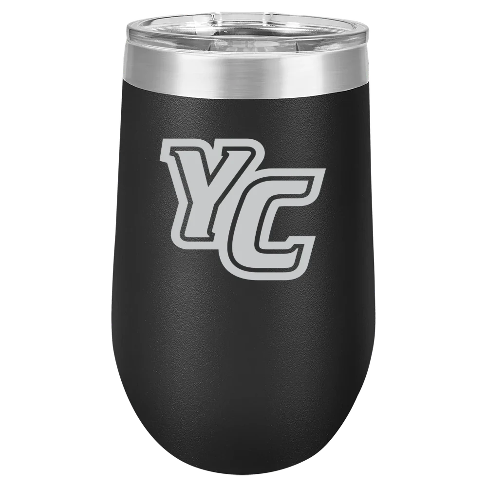 York College (Pennsylvania) Polar Camel 16 oz. Stemless Wine Tumbler