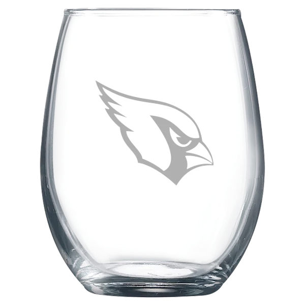 Arizona Cardinals Polar Camel 9 oz. Stemless Wine Glass
