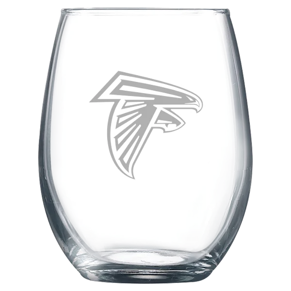 Atlanta Falcons Polar Camel 9 oz. Stemless Wine Glass
