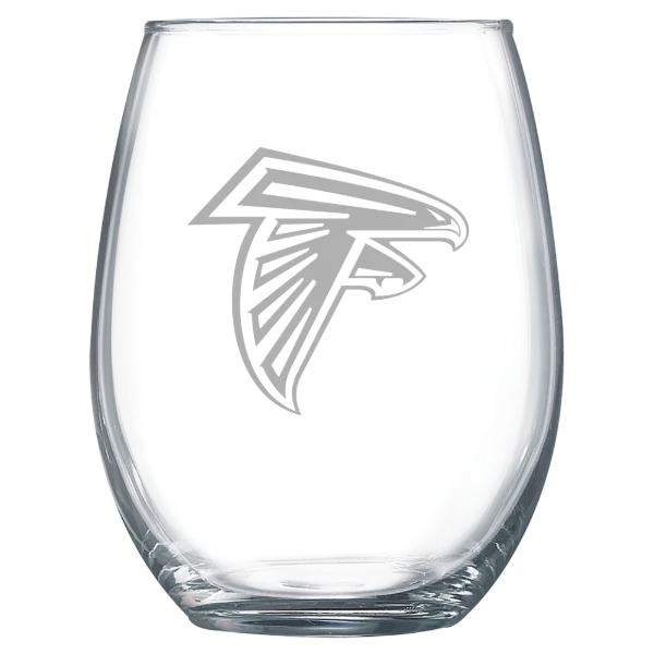 Atlanta Falcons Polar Camel 15 oz. Stemless Wine Glass
