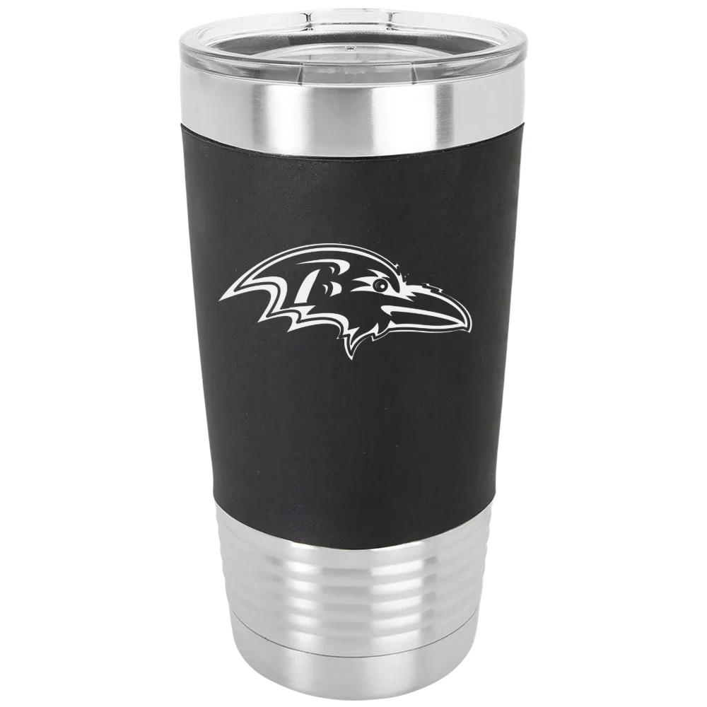 Baltimore Ravens Polar Camel 20 oz. Silicone Grip Tumbler with Standard Lid