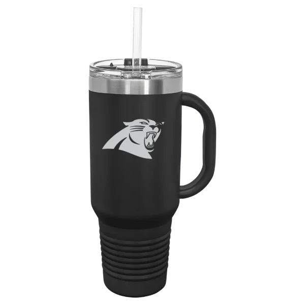 Carolina Panthers Polar Camel 40 oz. Travel Mug with Snap Lid & Straw