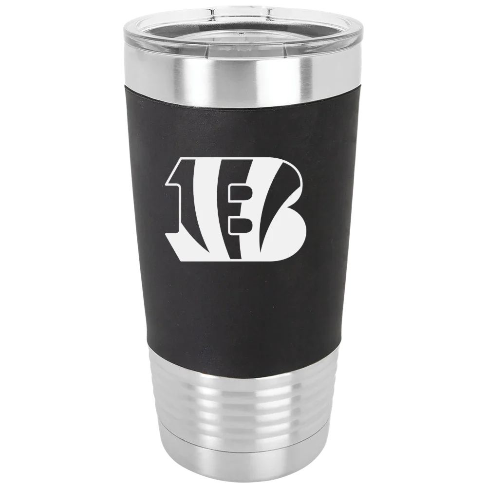 Cincinnati Bengals Polar Camel 20 oz. Silicone Grip Tumbler with Standard Lid