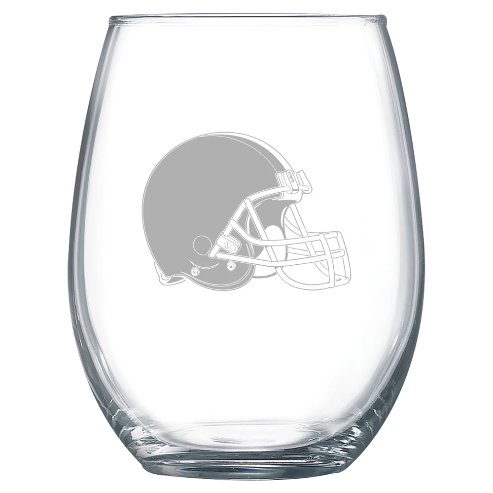 Cleveland Browns Polar Camel 15 oz. Stemless Wine Glass