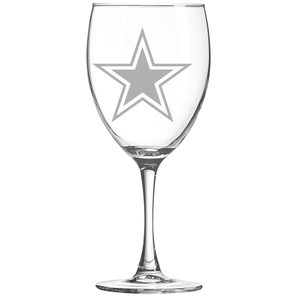 Dallas Cowboys Polar Camel 10 1/2 oz. Wine Glass