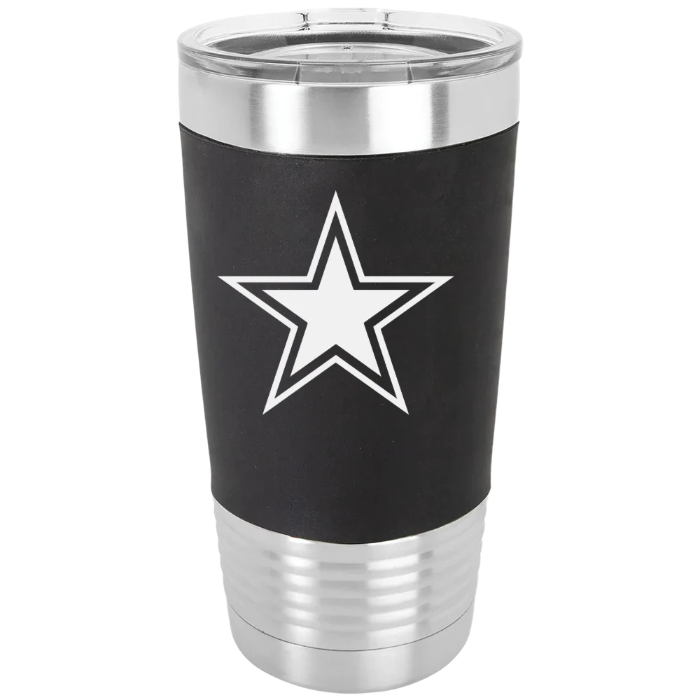 Dallas Cowboys Polar Camel 20 oz. Silicone Grip Tumbler with Standard Lid