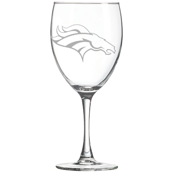 Denver Broncos Polar Camel 10 1/2 oz. Wine Glass