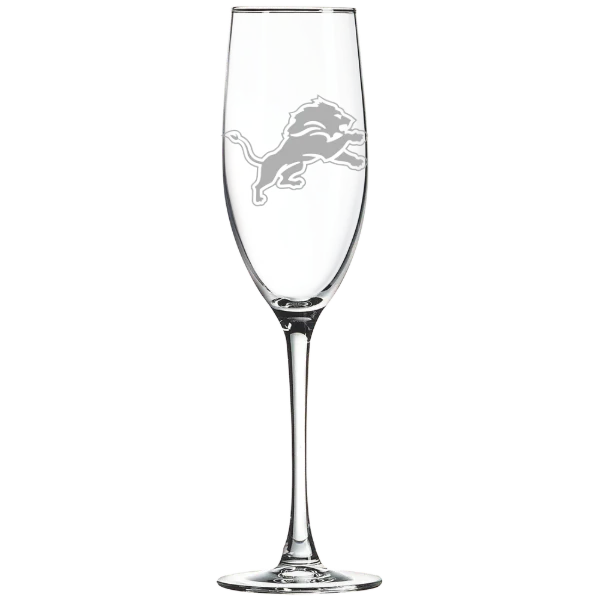 Detroit Lions Polar Camel 8 oz. Champagne Flute
