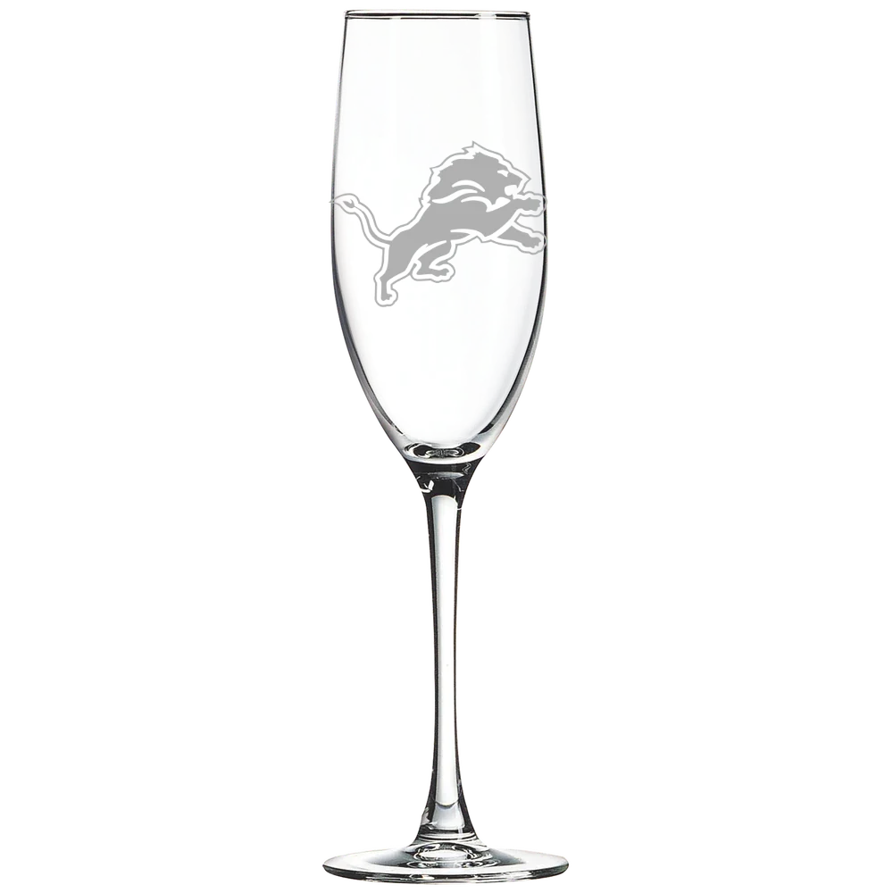 Detroit Lions Polar Camel 8 oz. Champagne Flute