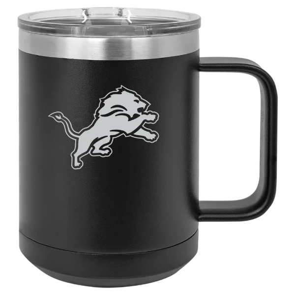 Detroit Lions Polar Camel 15 oz. Mug with Slider Lid