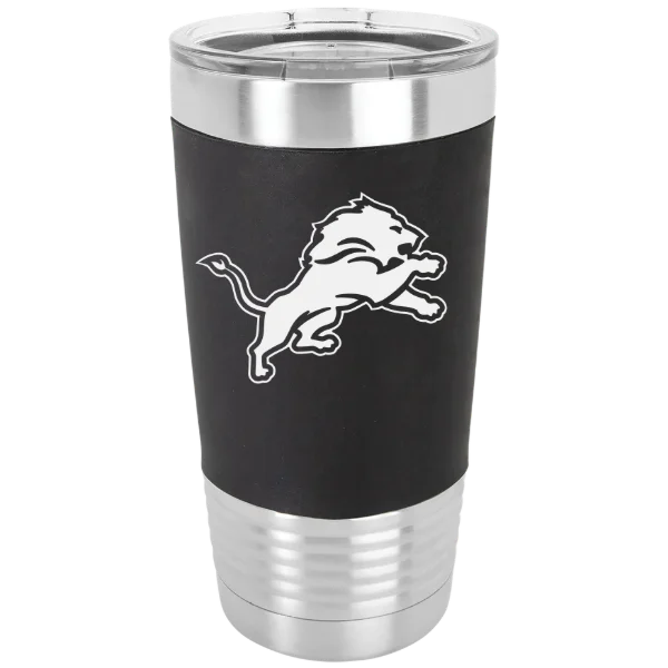 Detroit Lions Polar Camel 20 oz. Silicone Grip Tumbler with Standard Lid
