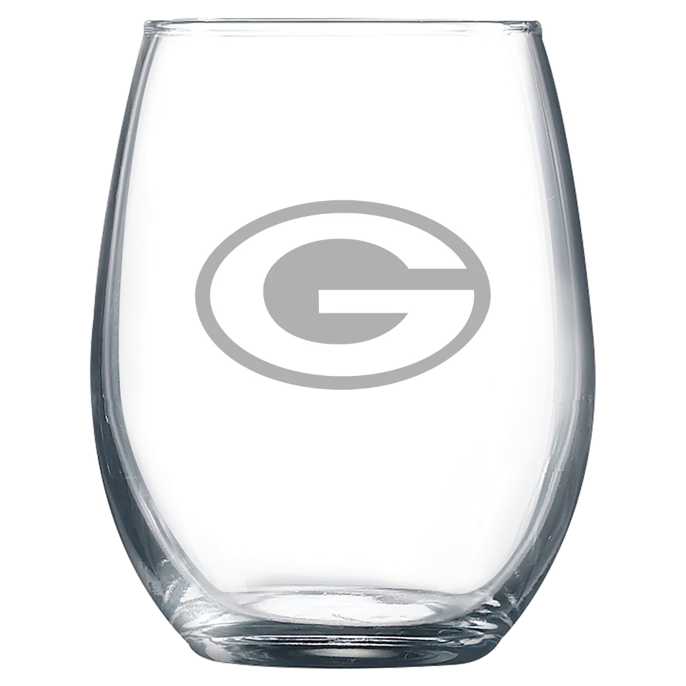 Green Bay Packers Polar Camel 9 oz. Stemless Wine Glass