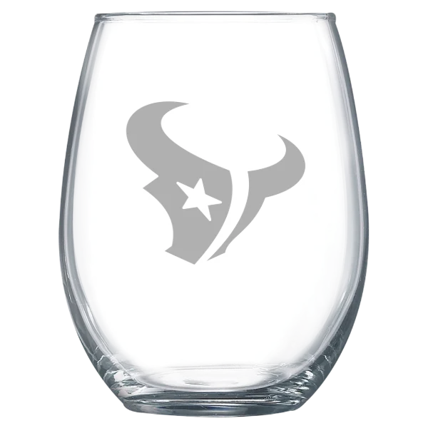 Houston Texans Polar Camel 15 oz. Stemless Wine Glass