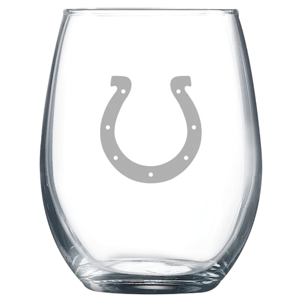 Indianapolis Colts Polar Camel 9 oz. Stemless Wine Glass