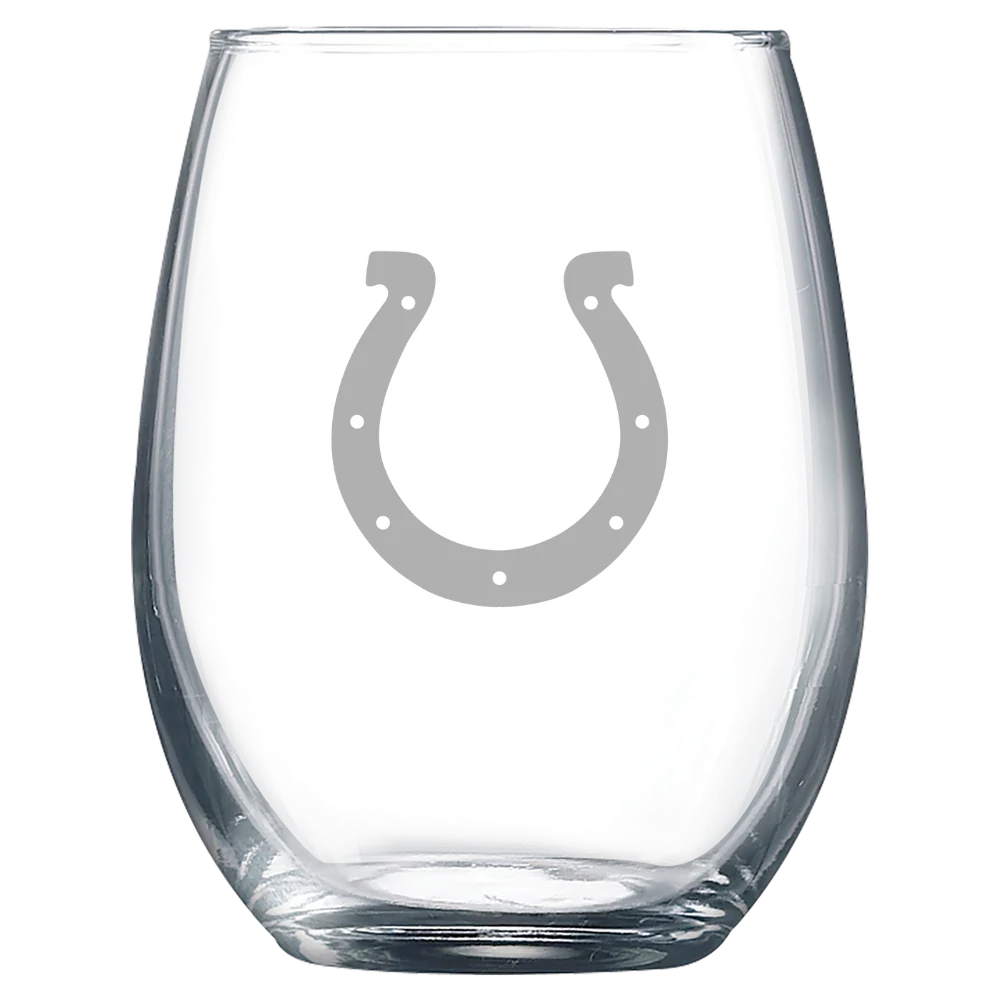 Indianapolis Colts Polar Camel 9 oz. Stemless Wine Glass