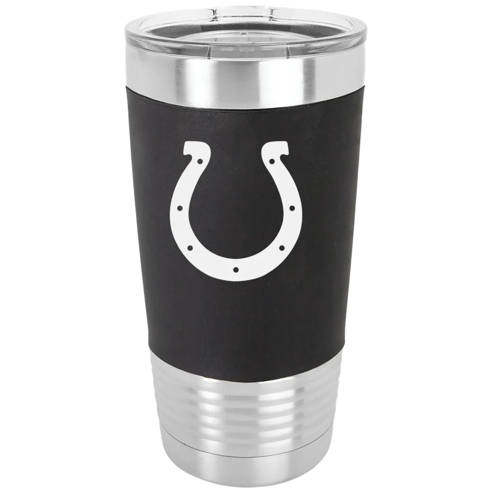 Indianapolis Colts Polar Camel 20 oz. Silicone Grip Tumbler with Standard Lid