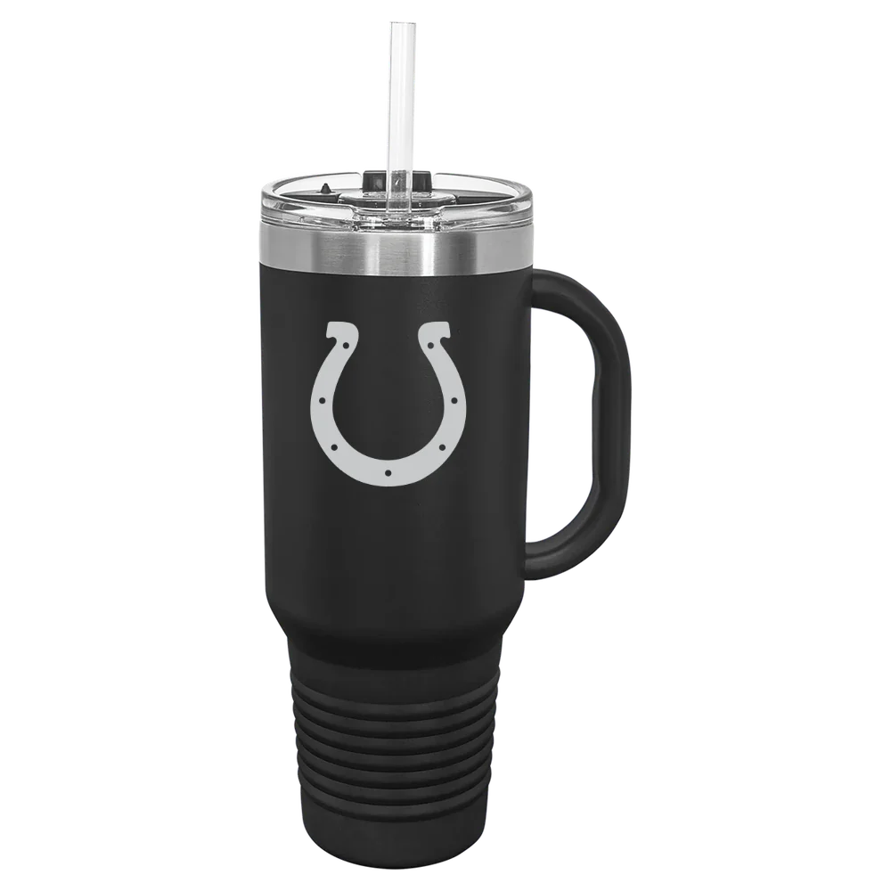 Indianapolis Colts Polar Camel 40 oz. Travel Mug with Snap Lid & Straw
