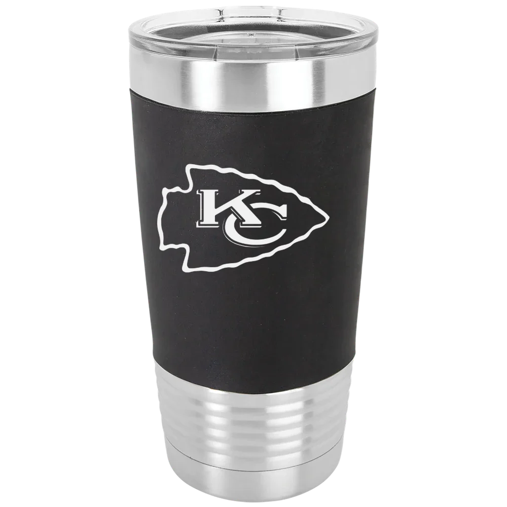 Kansas City Chiefs Polar Camel 20 oz. Silicone Grip Tumbler with Standard Lid