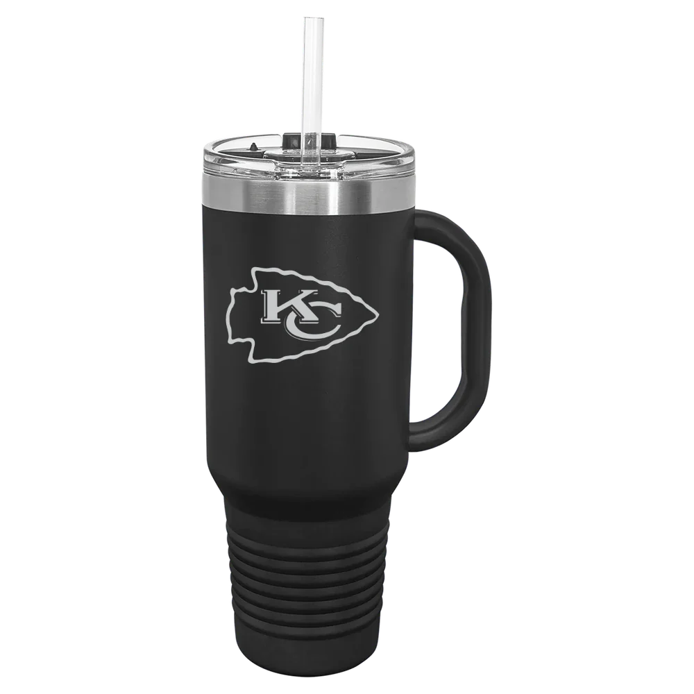 Kansas City Chiefs Polar Camel 40 oz. Travel Mug with Snap Lid & Straw