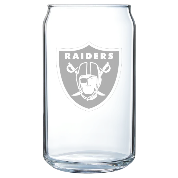 Las Vegas Raiders Polar Camel 16 oz. Can Glass