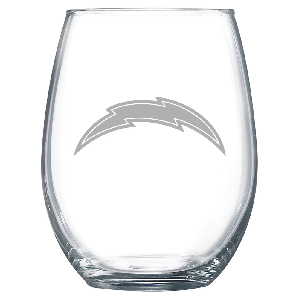 Los Angeles Chargers Polar Camel 15 oz. Stemless Wine Glass