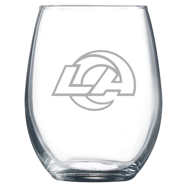 Los Angeles Rams Polar Camel 9 oz. Stemless Wine Glass