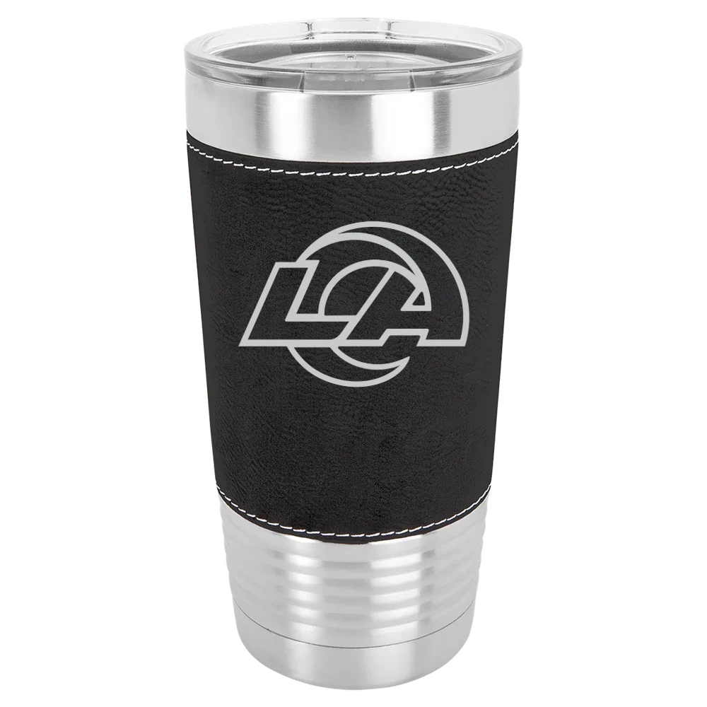 Los Angeles Rams Polar Camel 20 oz. Leatherette Grip Tumbler with Standard Lid