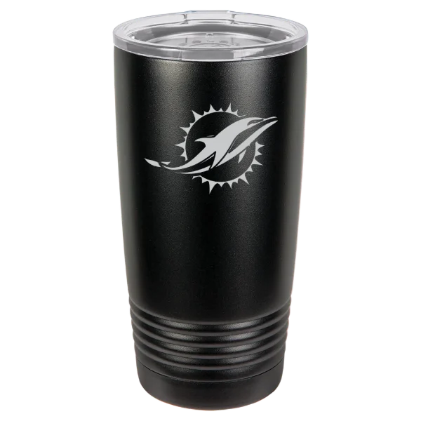 Miami Dolphins Polar Camel 20 oz. Ringneck Tumbler with Standard Lid