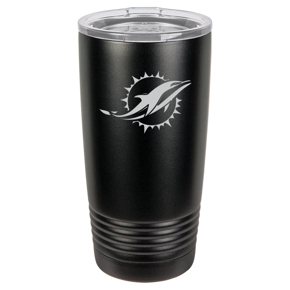 Miami Dolphins Polar Camel 20 oz. Ringneck Tumbler with Standard Lid