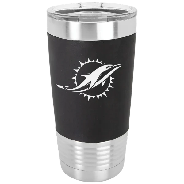 Miami Dolphins Polar Camel 20 oz. Silicone Grip Tumbler with Standard Lid