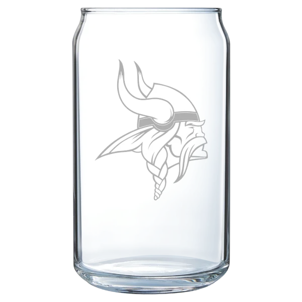 Minnesota Vikings Polar Camel 16 oz. Can Glass