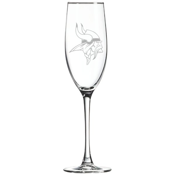 Minnesota Vikings Polar Camel 8 oz. Champagne Flute