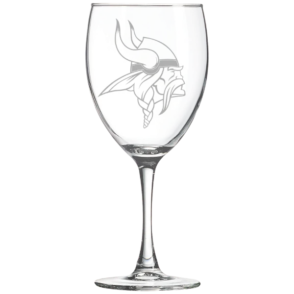 Minnesota Vikings Polar Camel 10 1/2 oz. Wine Glass