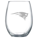 New England Patriots Polar Camel 15 oz. Stemless Wine Glass