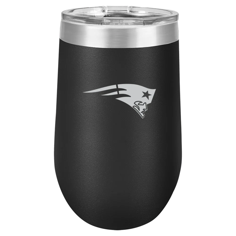 New England Patriots Polar Camel 16 oz. Stemless Wine Tumbler