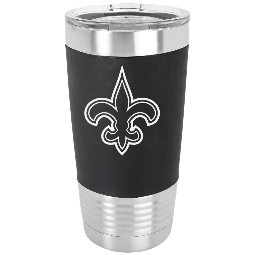 New Orleans Saints Polar Camel 20 oz. Silicone Grip Tumbler with Standard Lid