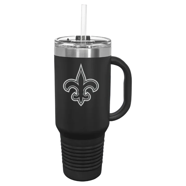 New Orleans Saints Polar Camel 40 oz. Travel Mug with Snap Lid & Straw