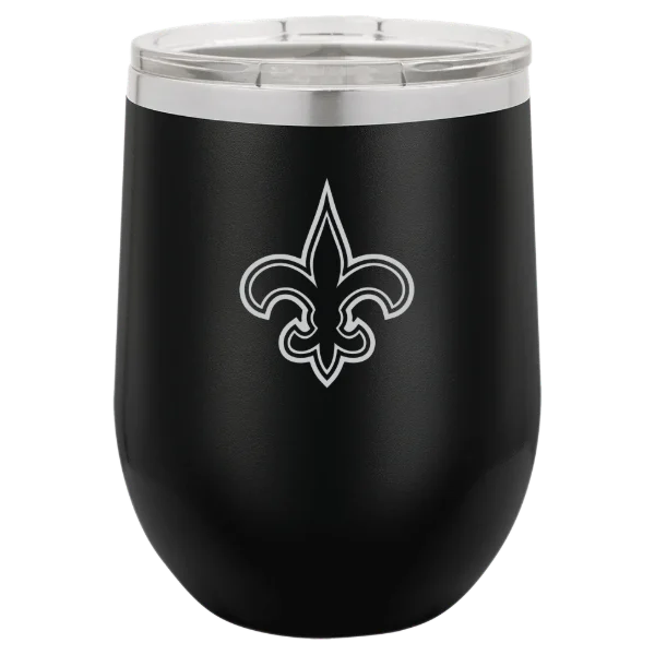 New Orleans Saints Polar Camel 12 oz. Stemless Wine Tumbler