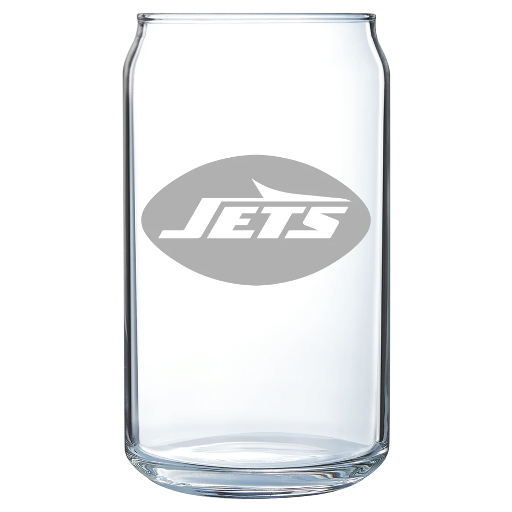 New York Jets Polar Camel 16 oz. Can Glass