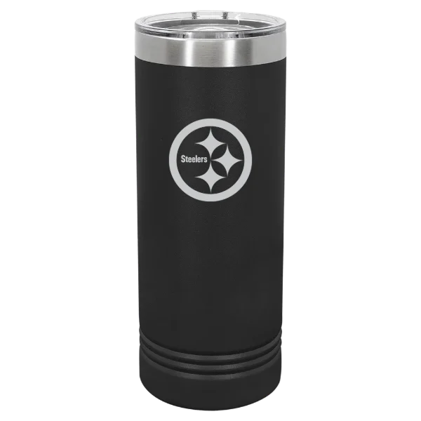Pittsburgh Steelers Polar Camel 22 oz. Skinny Tumbler with Slider Lid